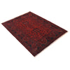 Red Color Khal Mohammadi Carpet 3' 5" x 4' 8" (ft) - No. B34185