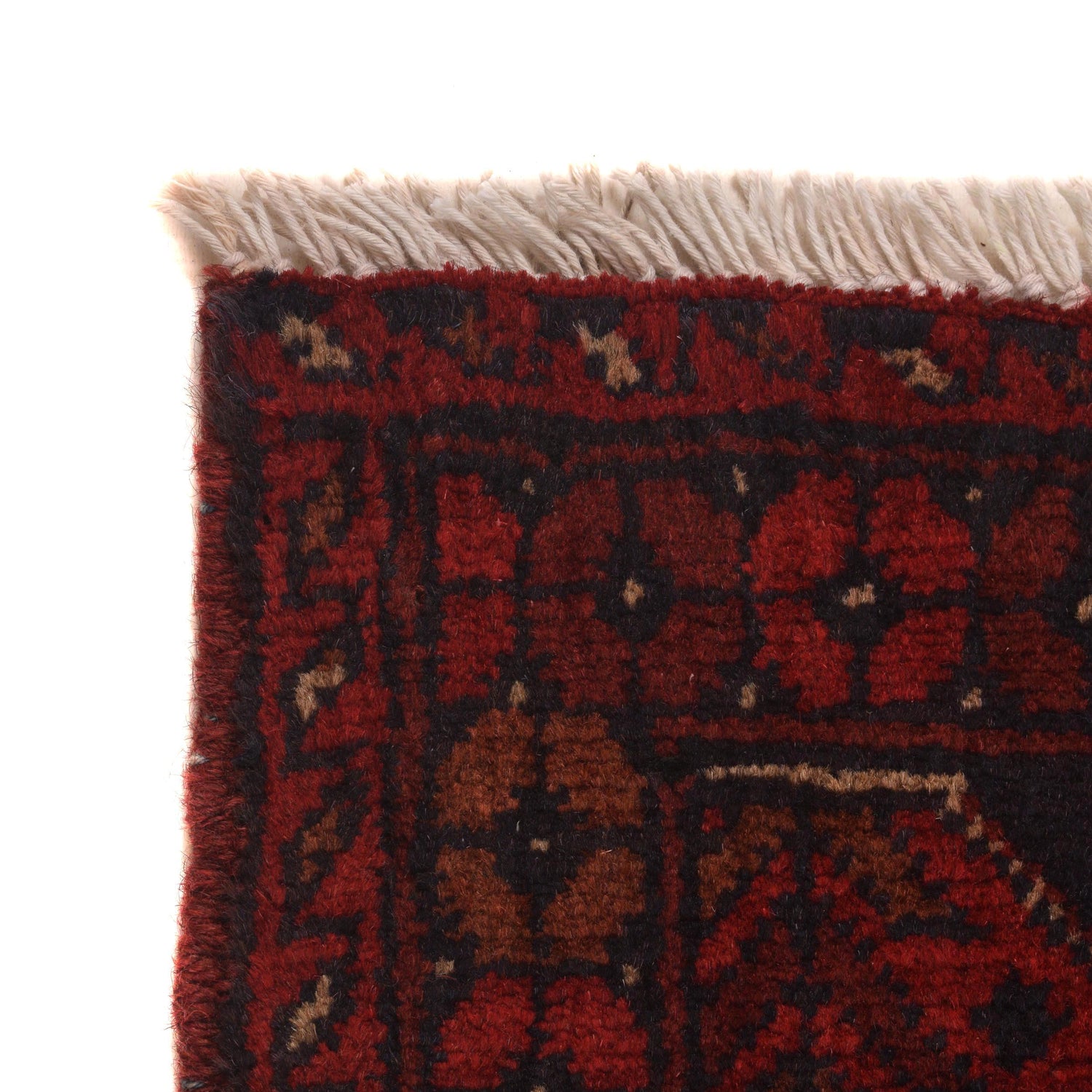 Red Color Khal Mohammadi Carpet 3' 5" x 4' 8" (ft) - No. B34185