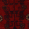 Red Color Khal Mohammadi Carpet 3' 5" x 4' 8" (ft) - No. B34185