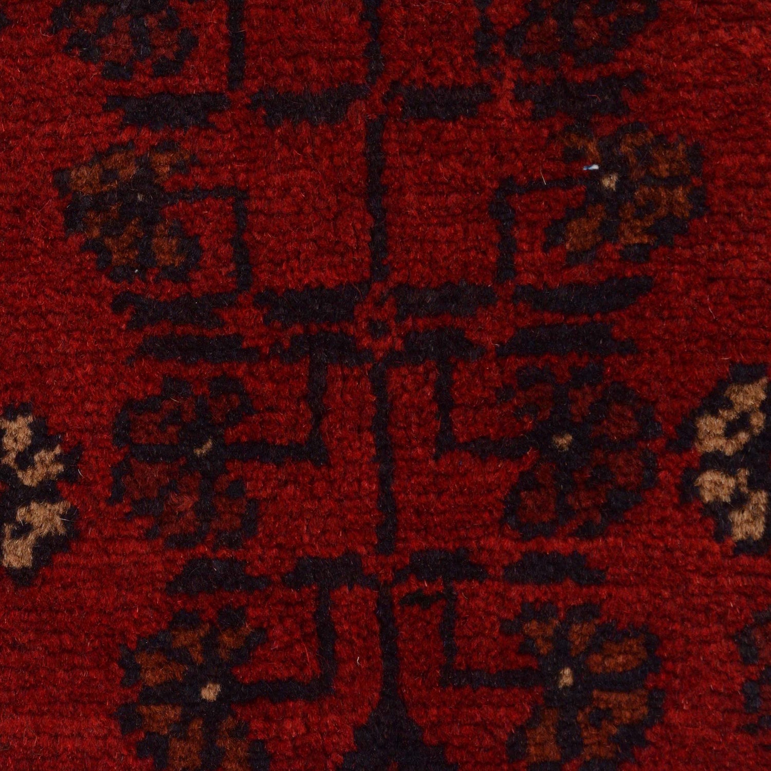 Red Color Khal Mohammadi Carpet 3' 5" x 4' 8" (ft) - No. B34185