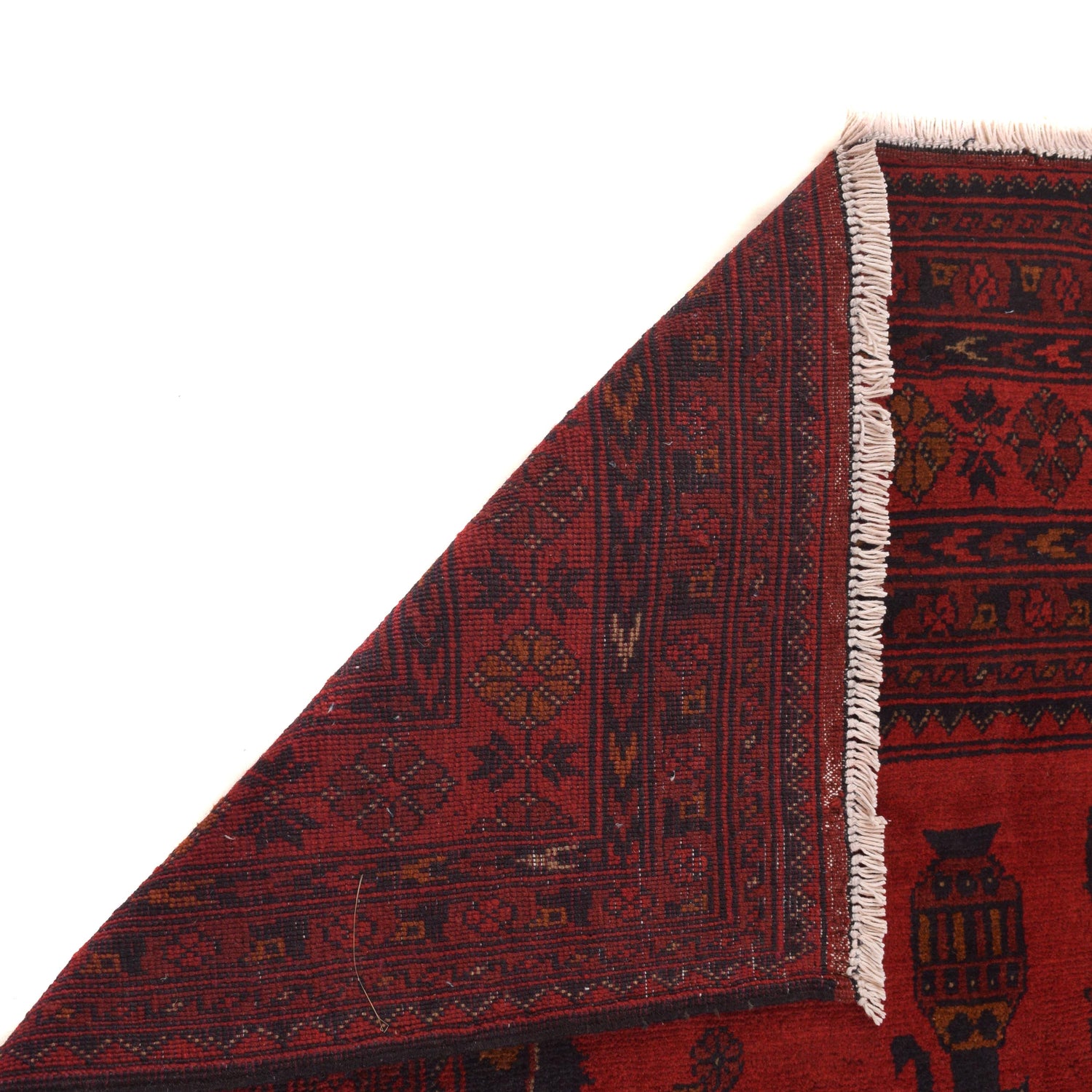 Red Color Khal Mohammadi Carpet 5' 1" x 6' 6" (ft) - No. B34189