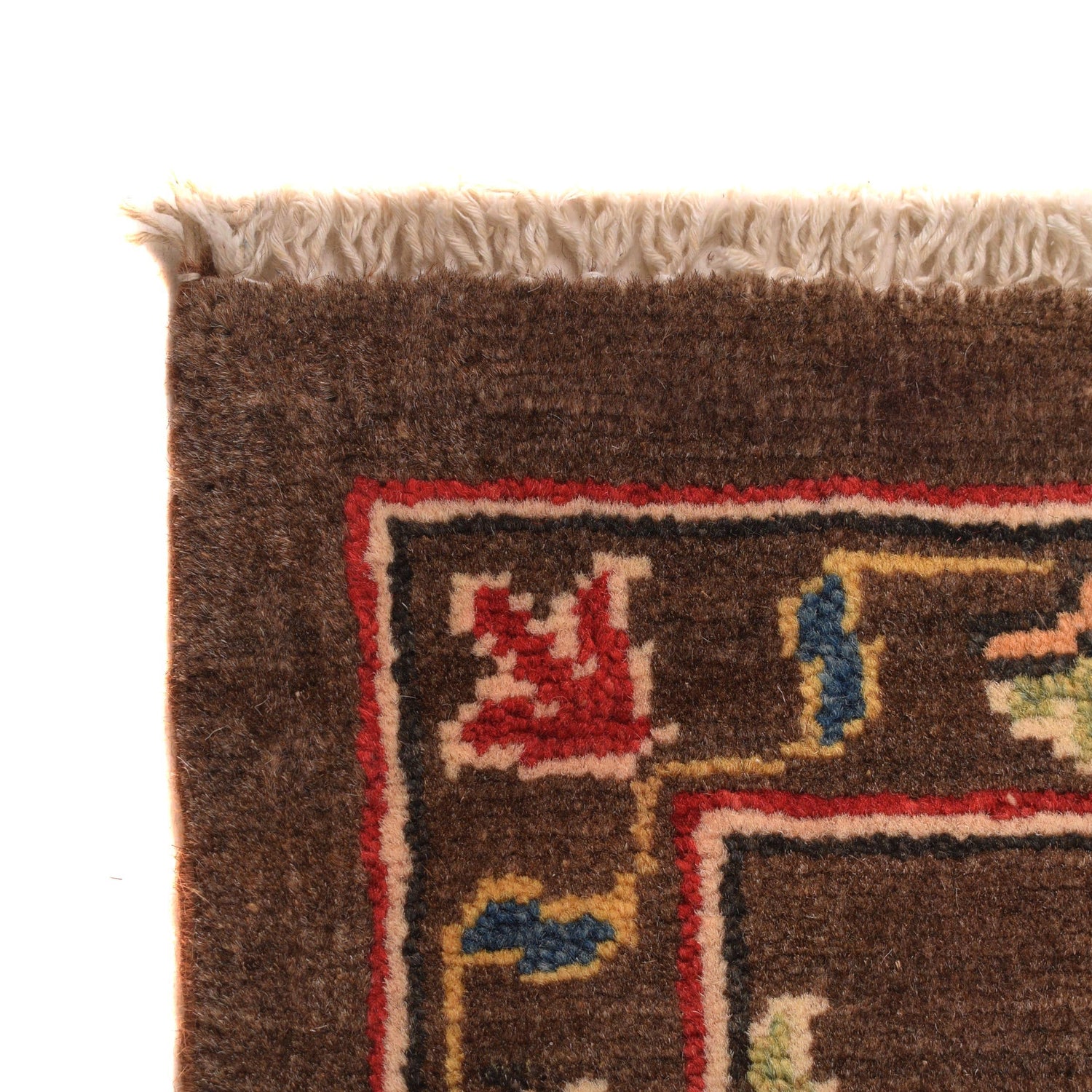 Brown Color Sultani Carpet 3' 4" x 5' 1" (ft) - No. B34196