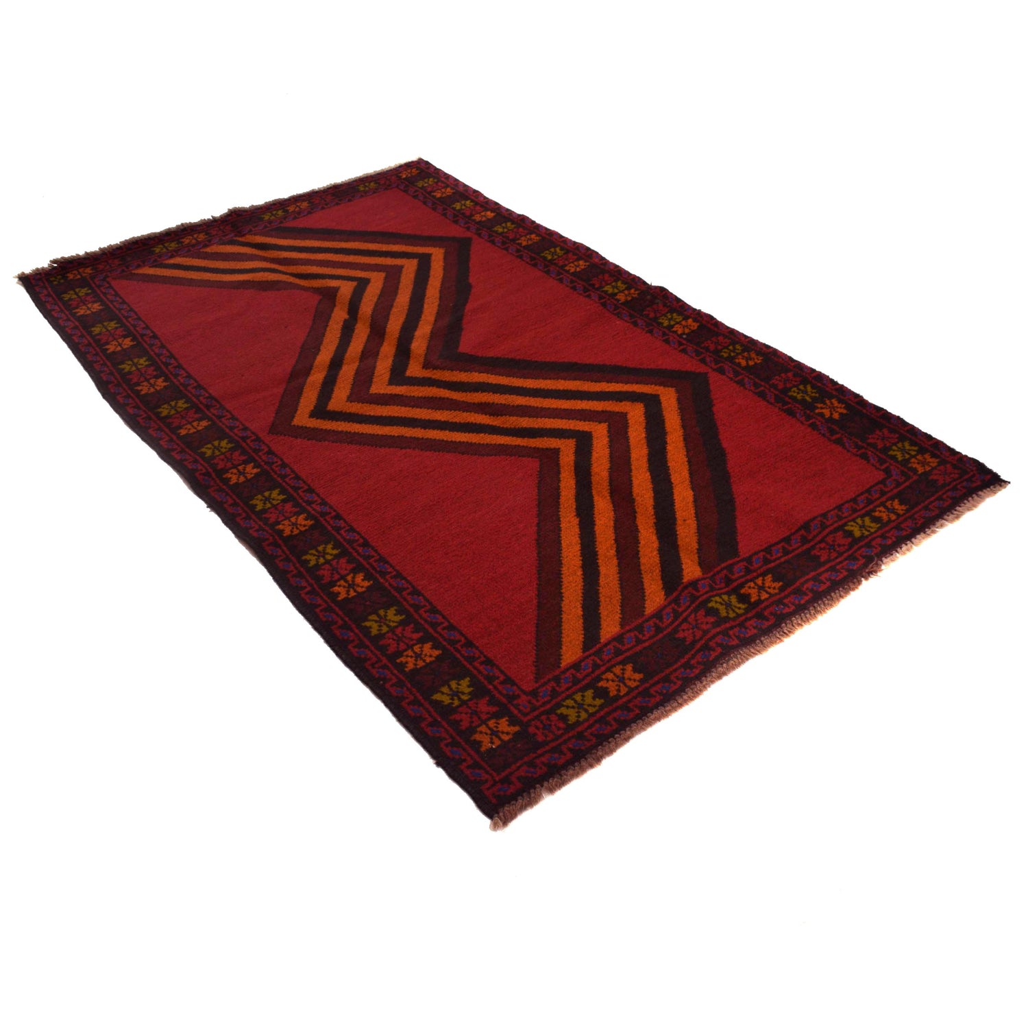 Baluch Short Rug 3' 8" x 6' 4 (ft) - No. B34454