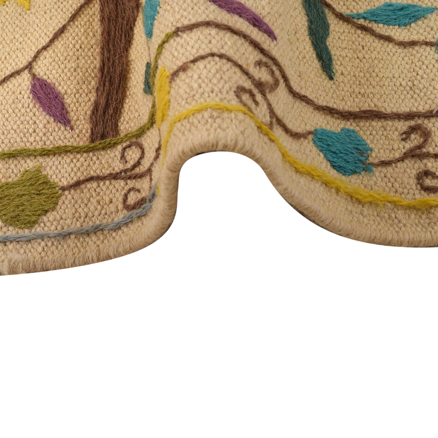 Pakistani Embroidery Kelim 2' 11" x 4' 11" (ft) - No. B34456