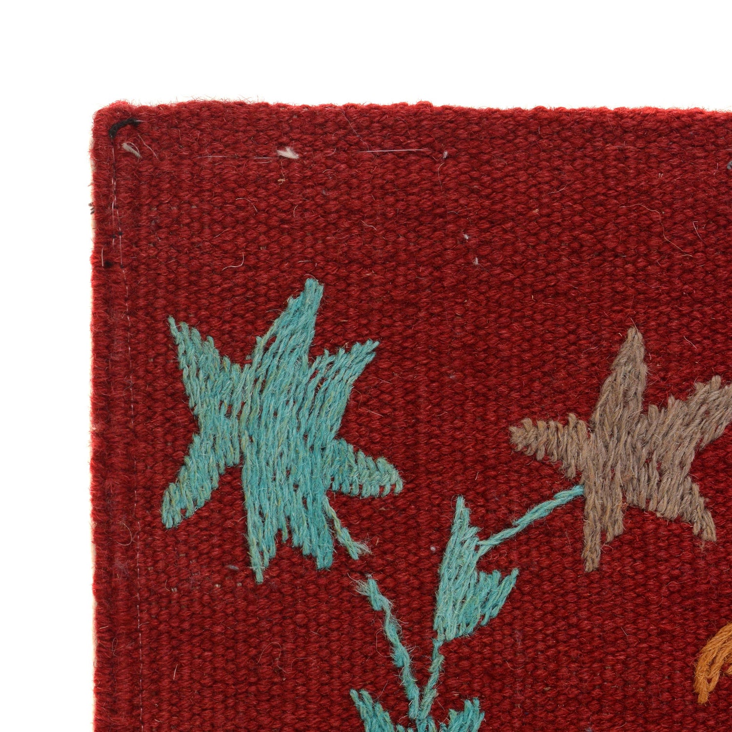 Pakistani Embroidery Kelim 2' 7" x 4' 11" (ft) - No. B34457