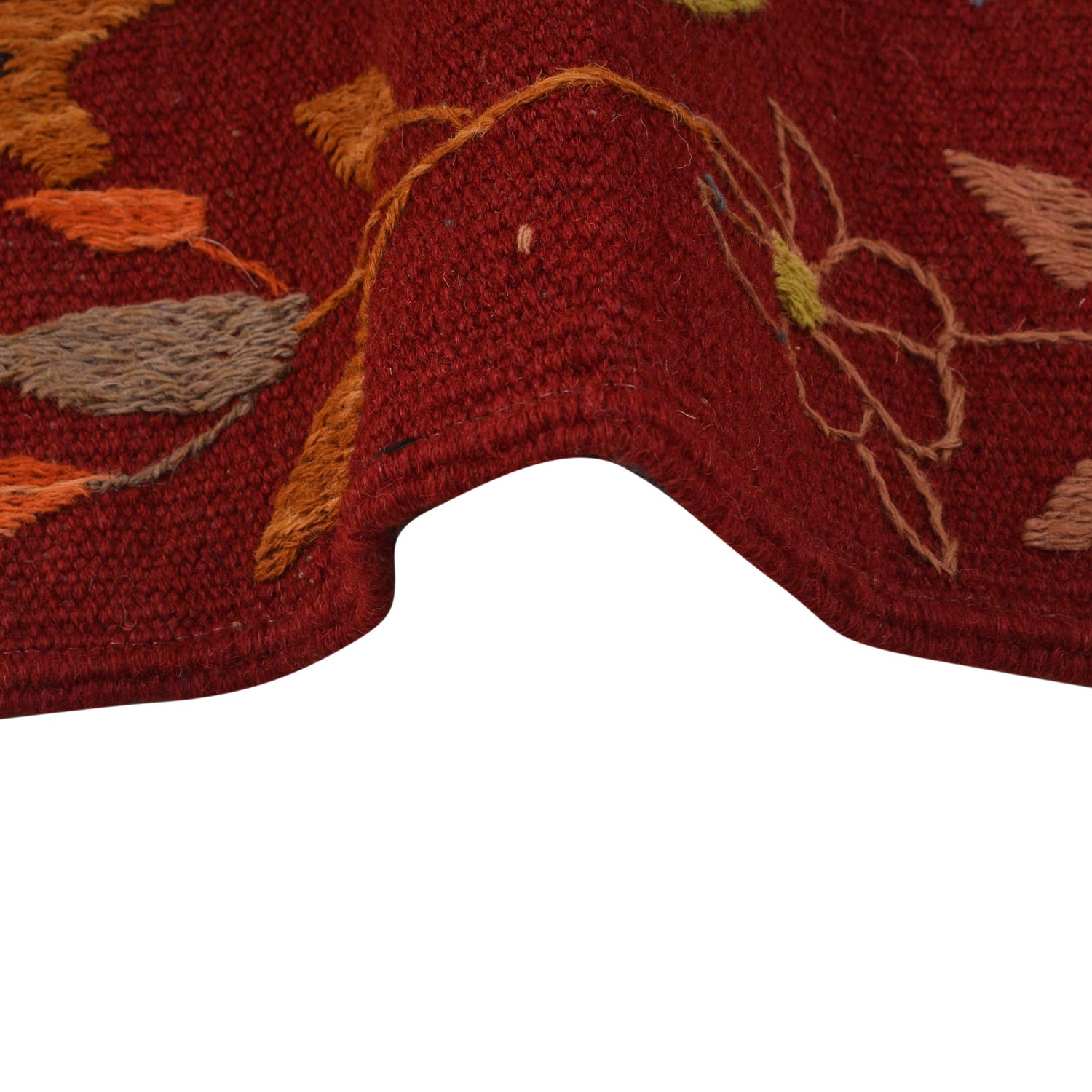 Pakistani Embroidery Kelim 2' 7" x 4' 11" (ft) - No. B34457