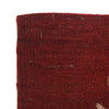 Red Color Embroidery Flatweave Kelim 5' 6" x 7' 9" (ft) - No. B34460