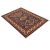 Hand Knotted Kazak Rug  3' 4" x 4' 9" (ft)- No. B34605