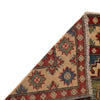 Hand Knotted Kazak Rug  3' 4" x 4' 9" (ft)- No. B34605