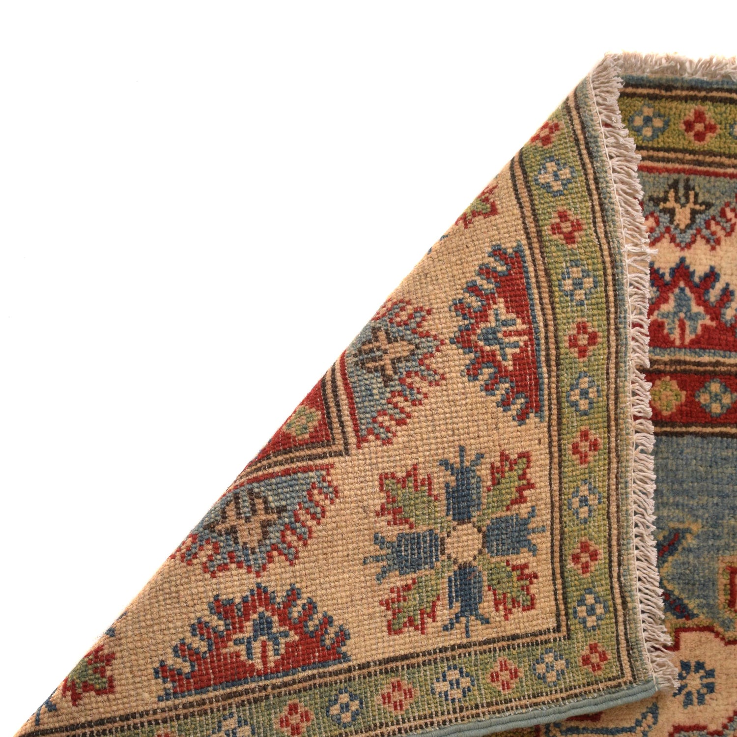 Hand Knotted Kazak Rug 4' 0" x 5' 9" (ft) - No. B34608