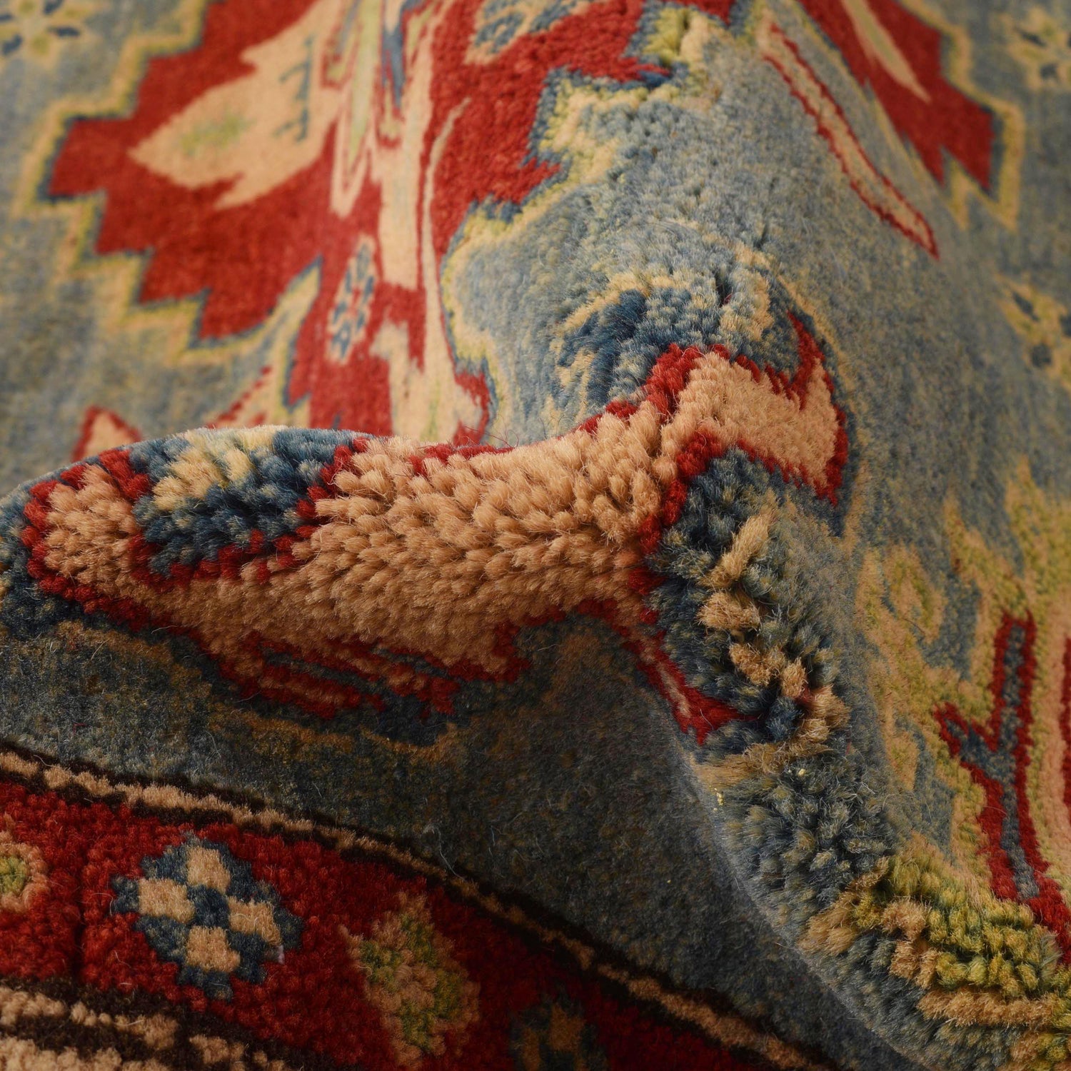 Hand Knotted Kazak Rug 4' 0" x 5' 9" (ft) - No. B34608