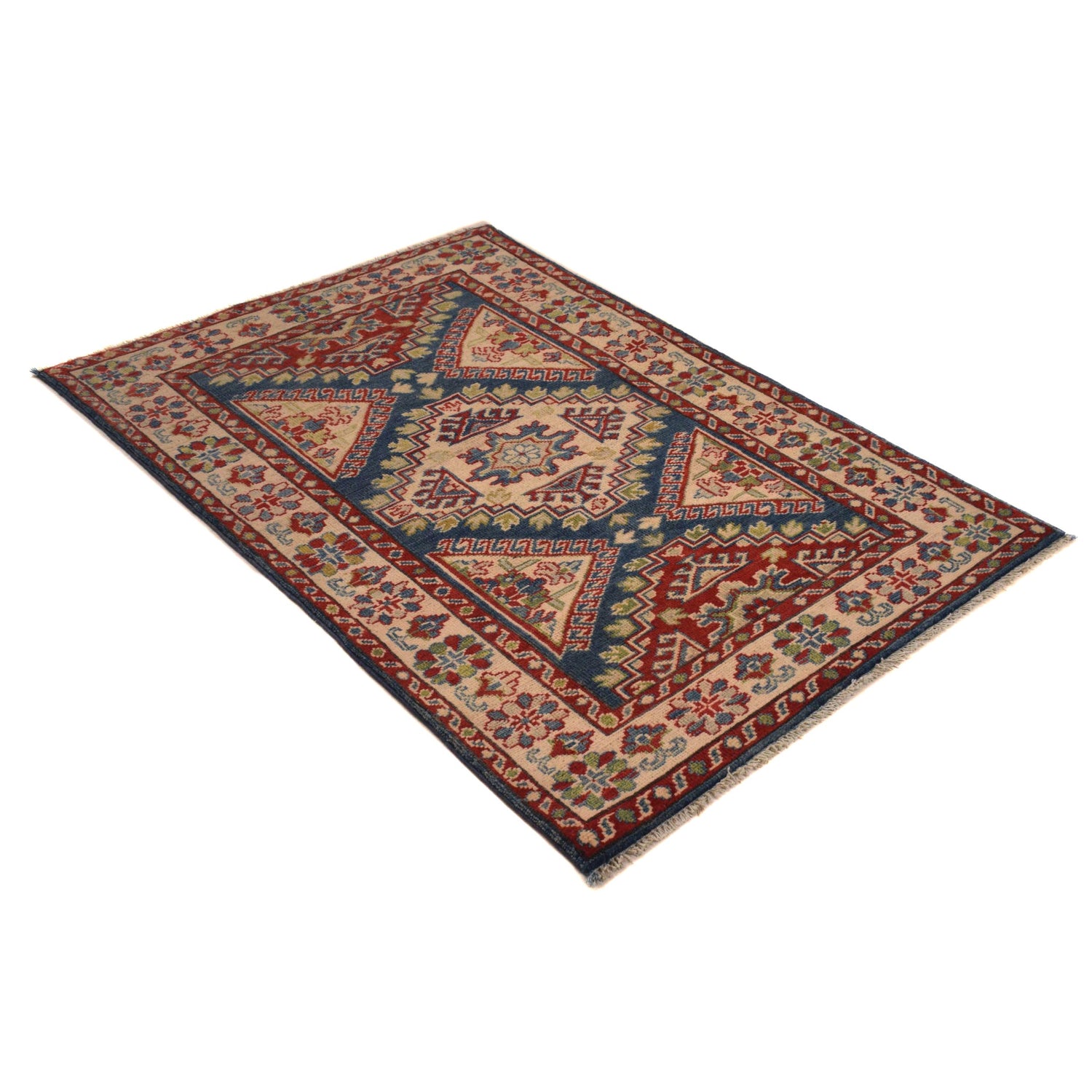 Oriental Kazak Rug 3' 2" x 4' 8" (ft)- No. B34609
