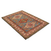 Blue Color Kazak Rug 4' 0" x 5' 10" (ft) - No. B34611