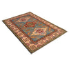 Blue Color Kazak Rug 4' 0" x 5' 10" (ft) - No. B34611