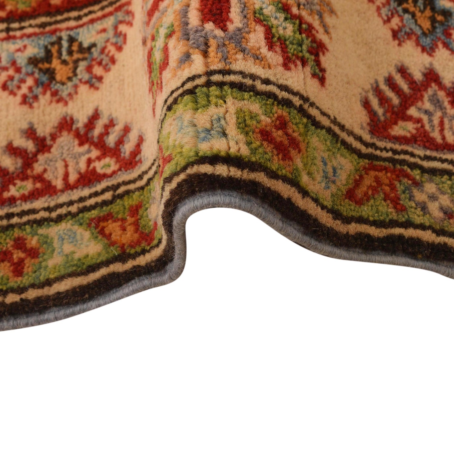 Blue Color Kazak Rug 4' 0" x 5' 10" (ft) - No. B34611