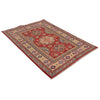 Red Color Kazak Rug 3' 4" x 4' 10" (ft)- No. B34612