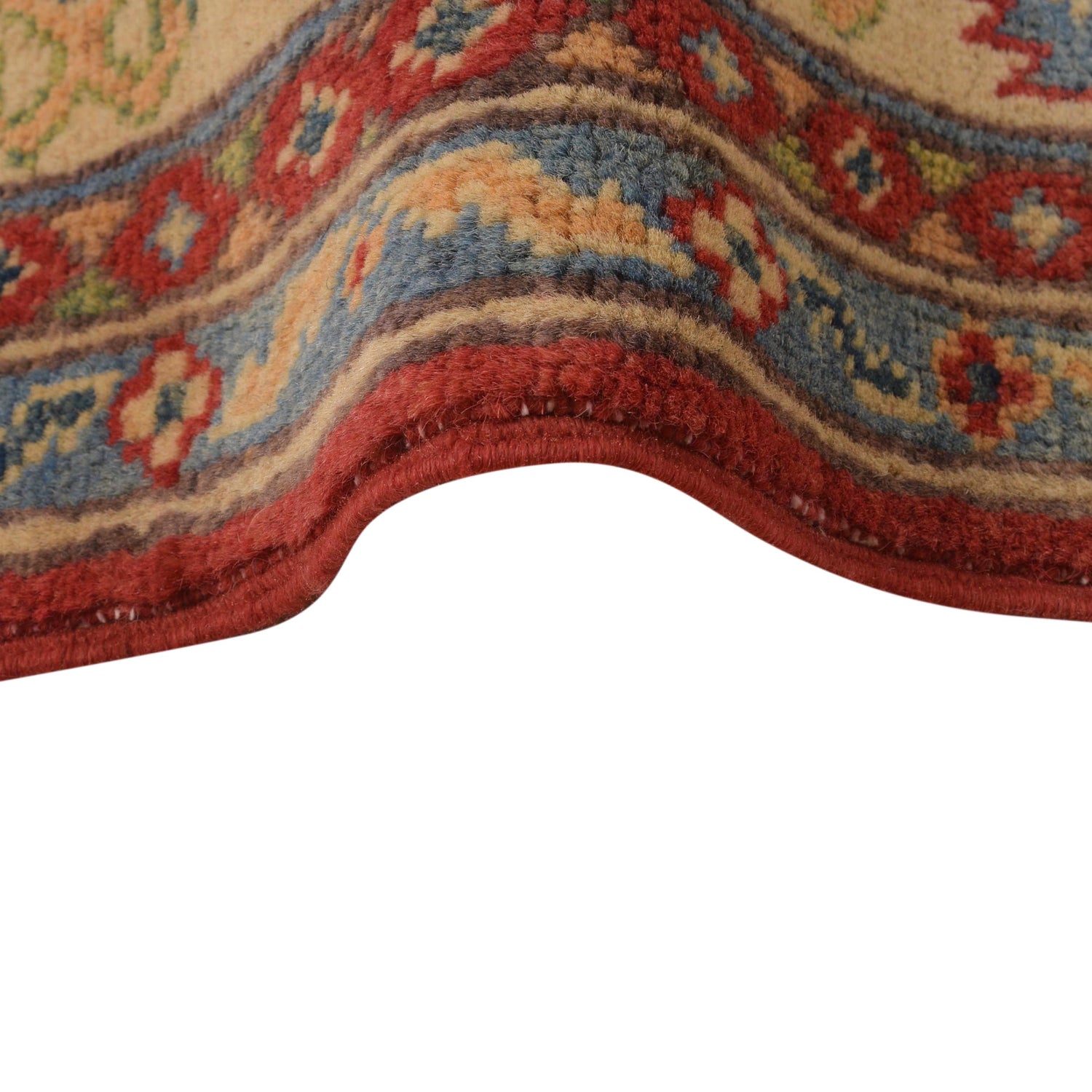 Red Color Kazak Rug 3' 4" x 4' 10" (ft)- No. B34612