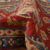 Red Color Kazak Rug 3' 4" x 4' 10" (ft)- No. B34612
