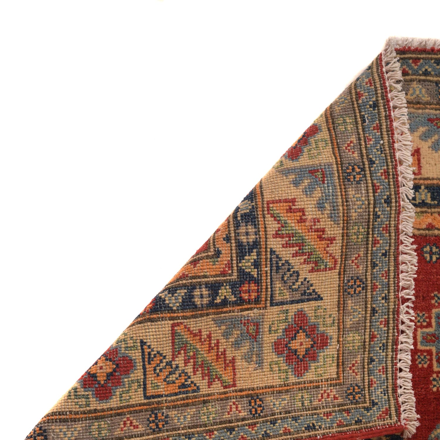 Red Color Kazak Rug 4' 0" x 5' 10" (ft) - No. B34616