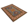 Blue Color Kazak Rug 4' 0" x 4' 10" (ft)- No. B34617