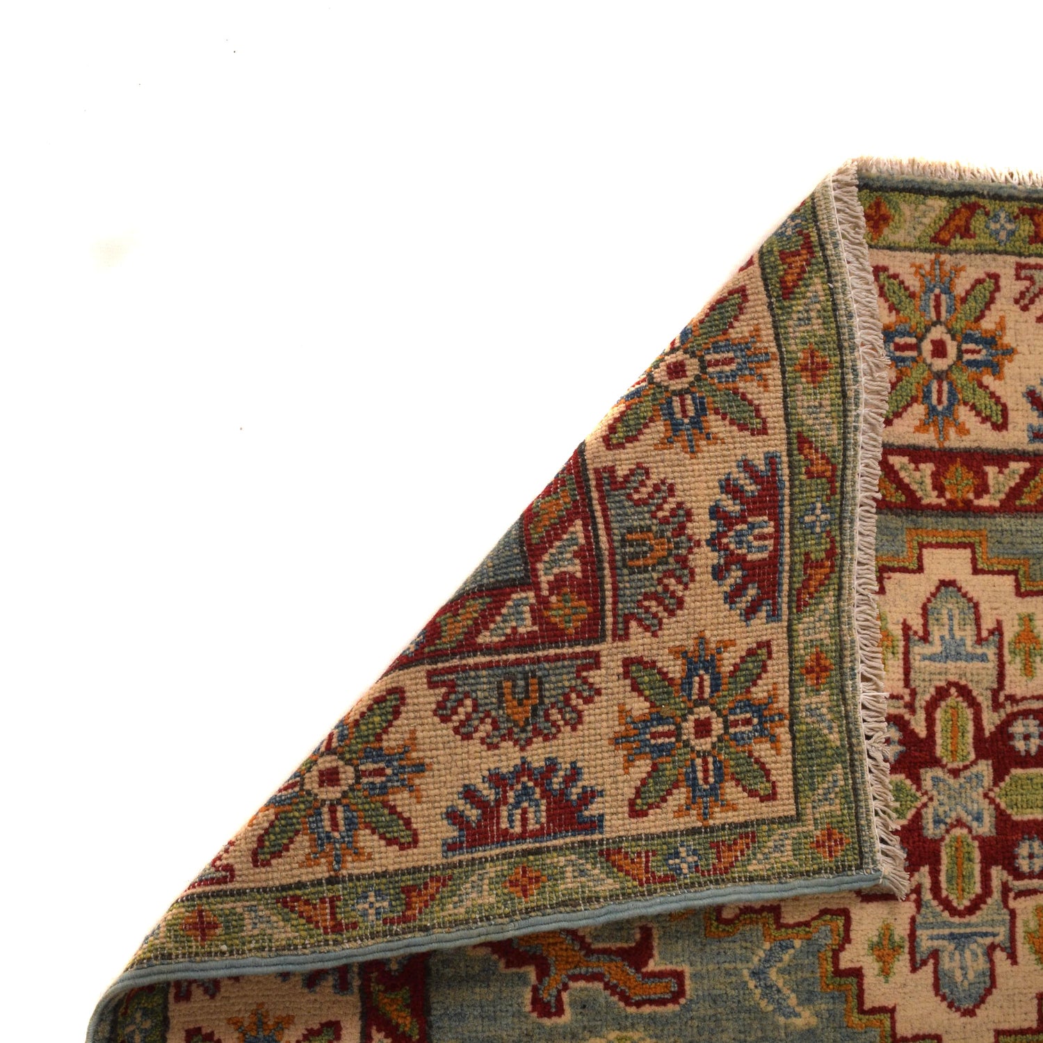 Hand Knotted Kazak Rug  3' 5" x 5' 0" (ft)- No. B34622