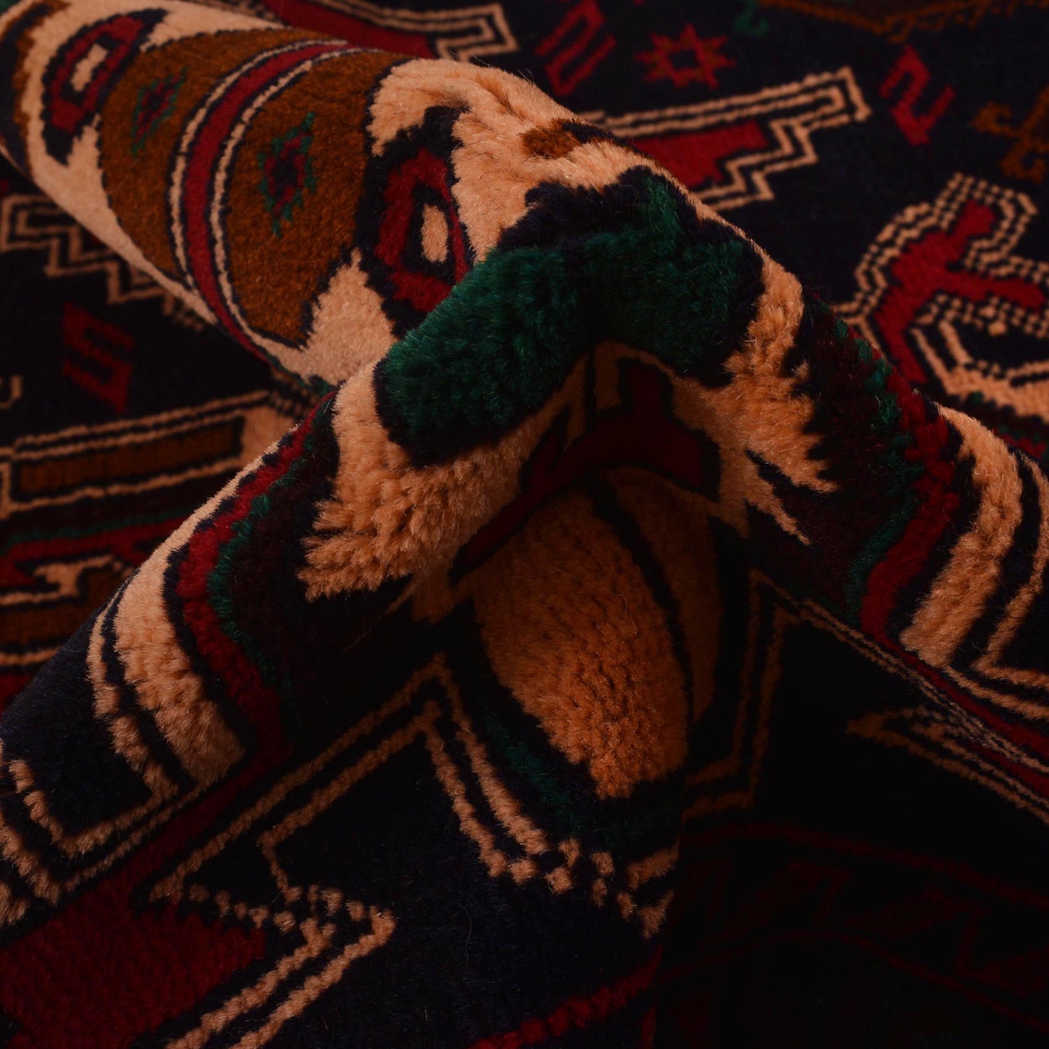 Multi Color Baluchi Runner 2' 8" x 6' 11" (ft) - No. B34625