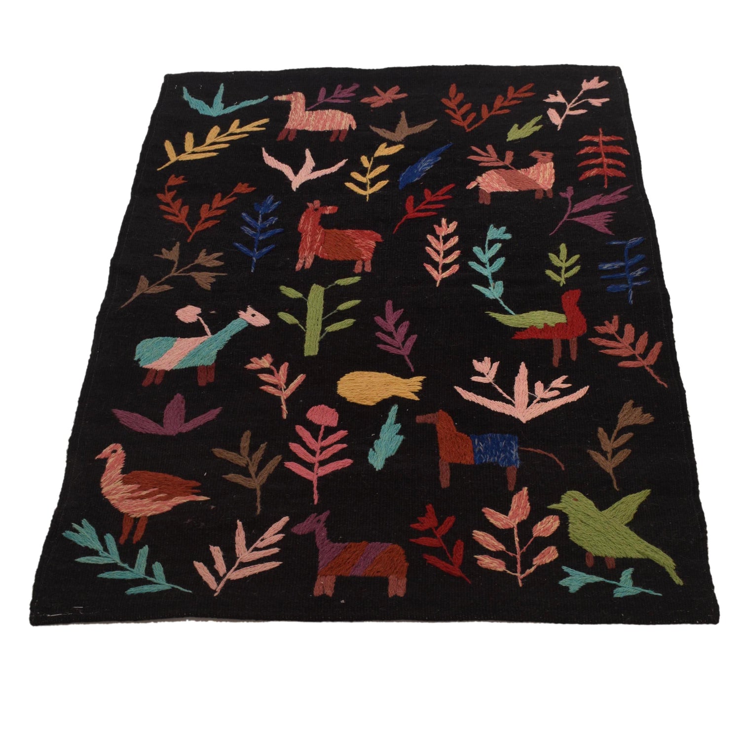 Pakistani Embroidery Kelim 2' 7" x 4' 0" (ft) - No. B34640