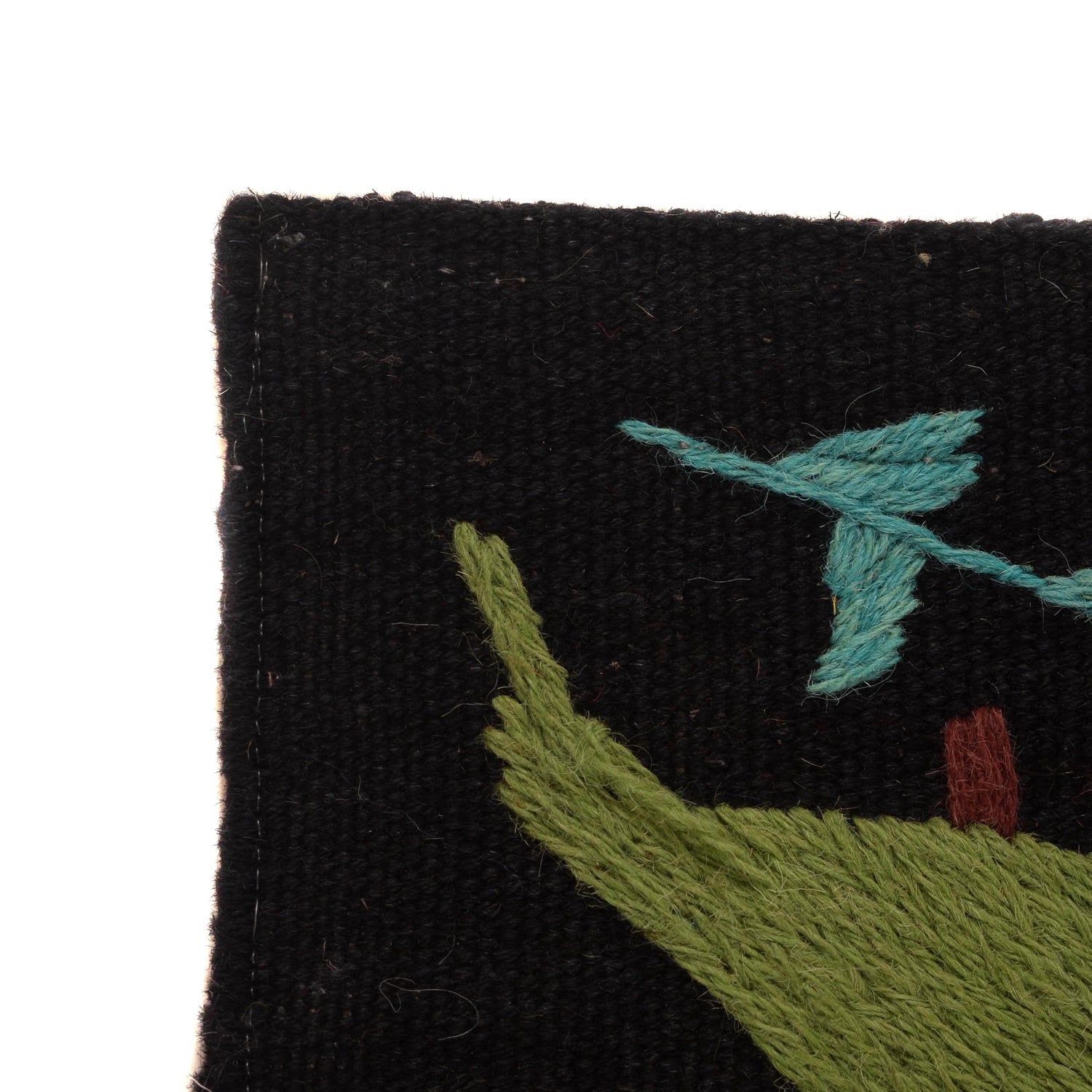 Pakistani Embroidery Kelim 2' 7" x 4' 0" (ft) - No. B34640