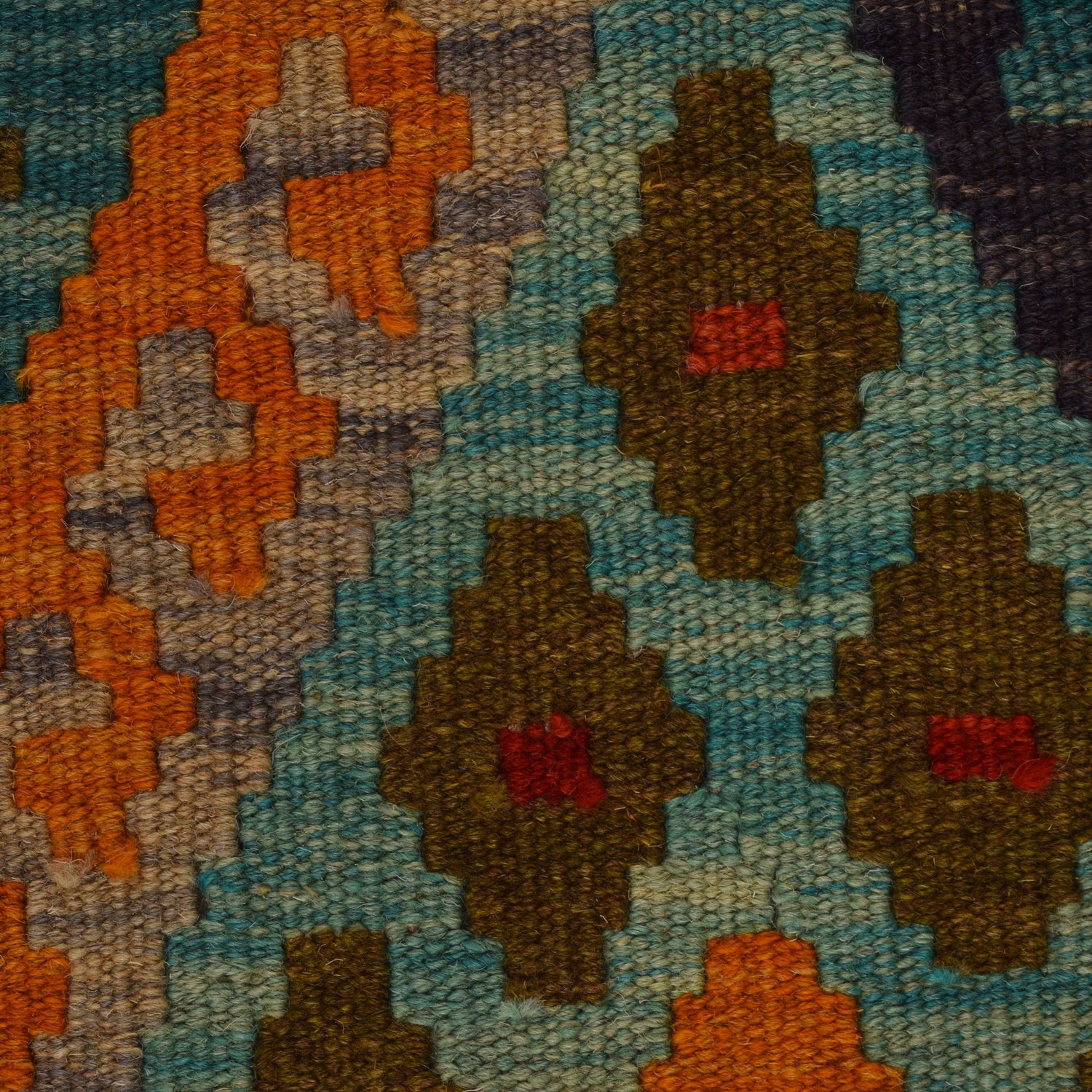 Handmade Vegetable Kelim 5' 10" x 8' 2" (ft) - No. B34641