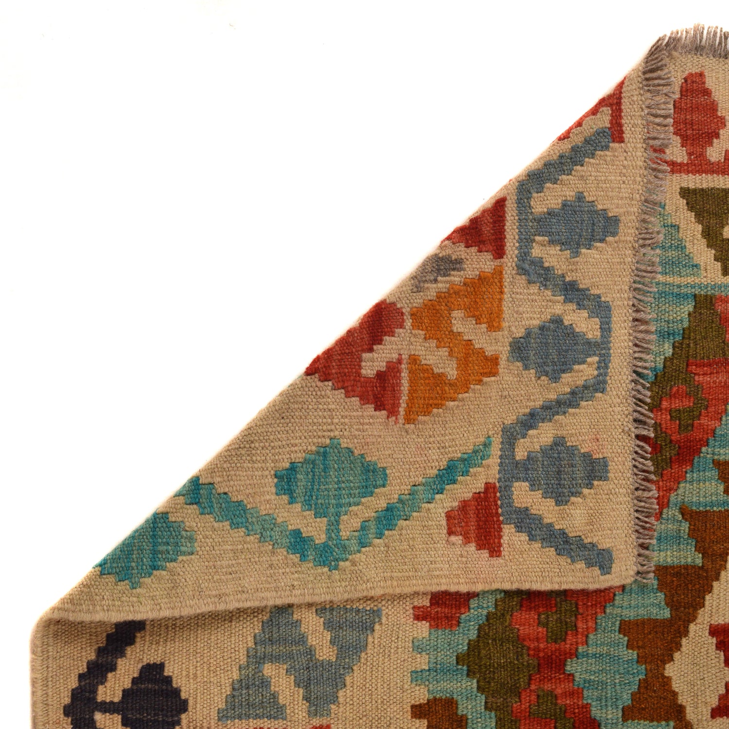 Handmade Vegetable Kelim 5' 10" x 8' 2" (ft) - No. B34641