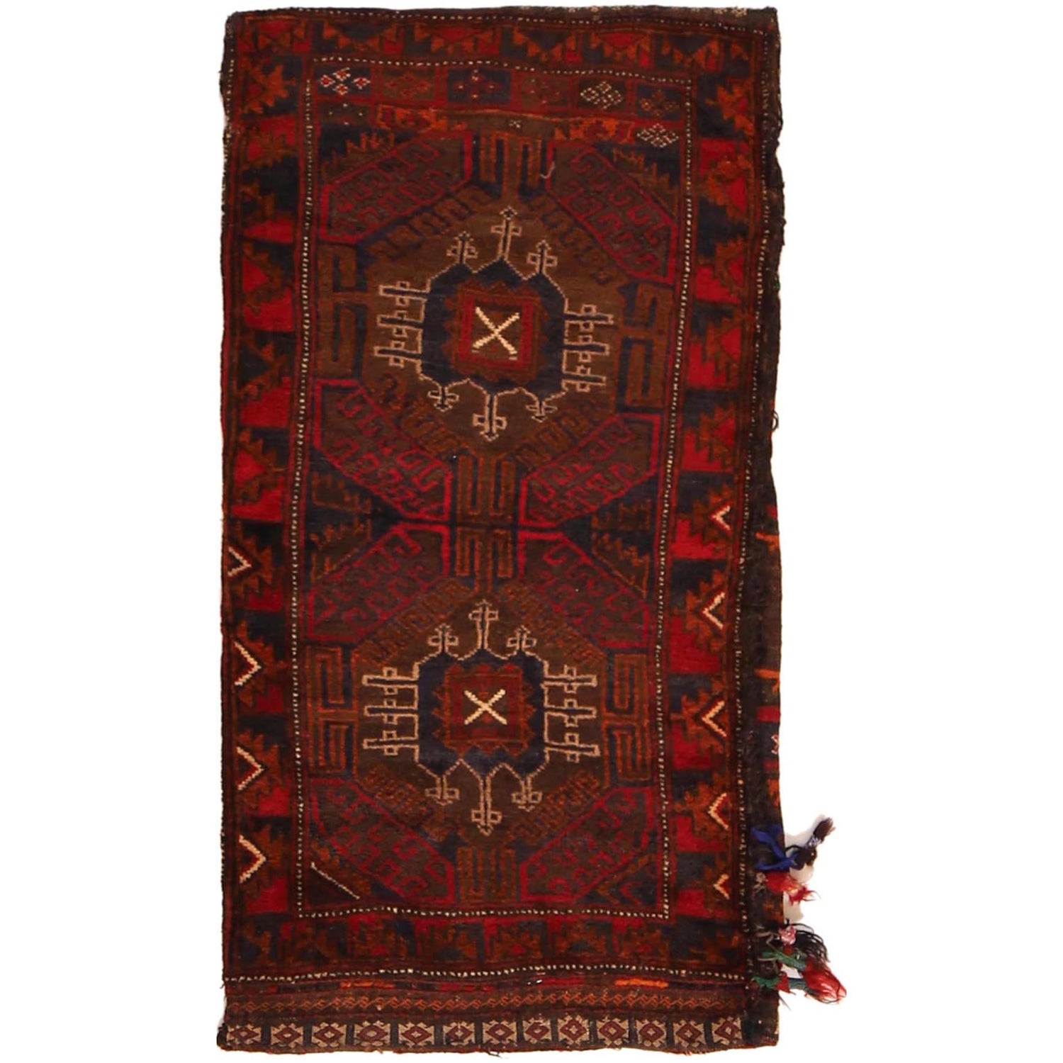 Hand Knotted Balisht Rug 1' 9" x 3' 5" (ft) - No. B34652