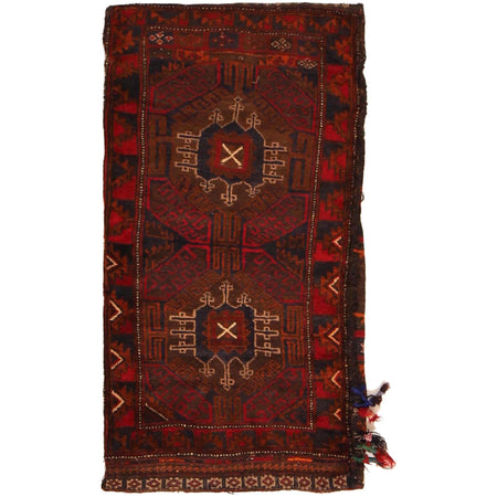 Hand Knotted Balisht Rug 1' 9" x 3' 5" (ft) - No. B34652