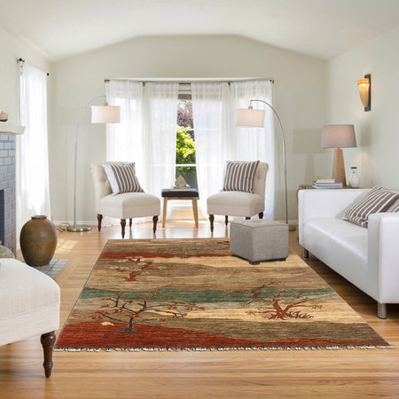 Tree of Life Qaleen 6' 6" x 9' 10" (ft) - No. B34657