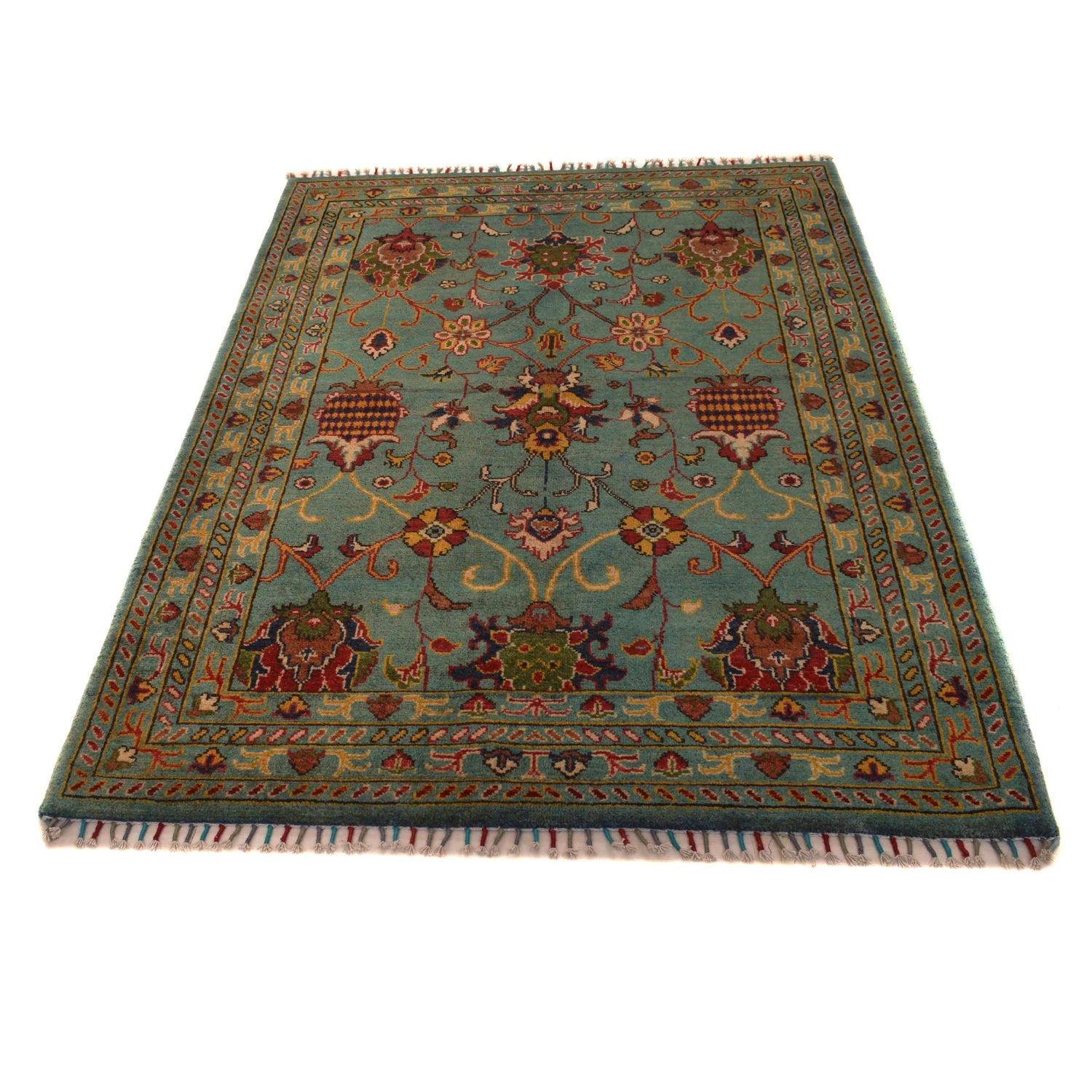Oriental Sultani Carpet 4' 1" x 5' 10" (ft) - No. B34660
