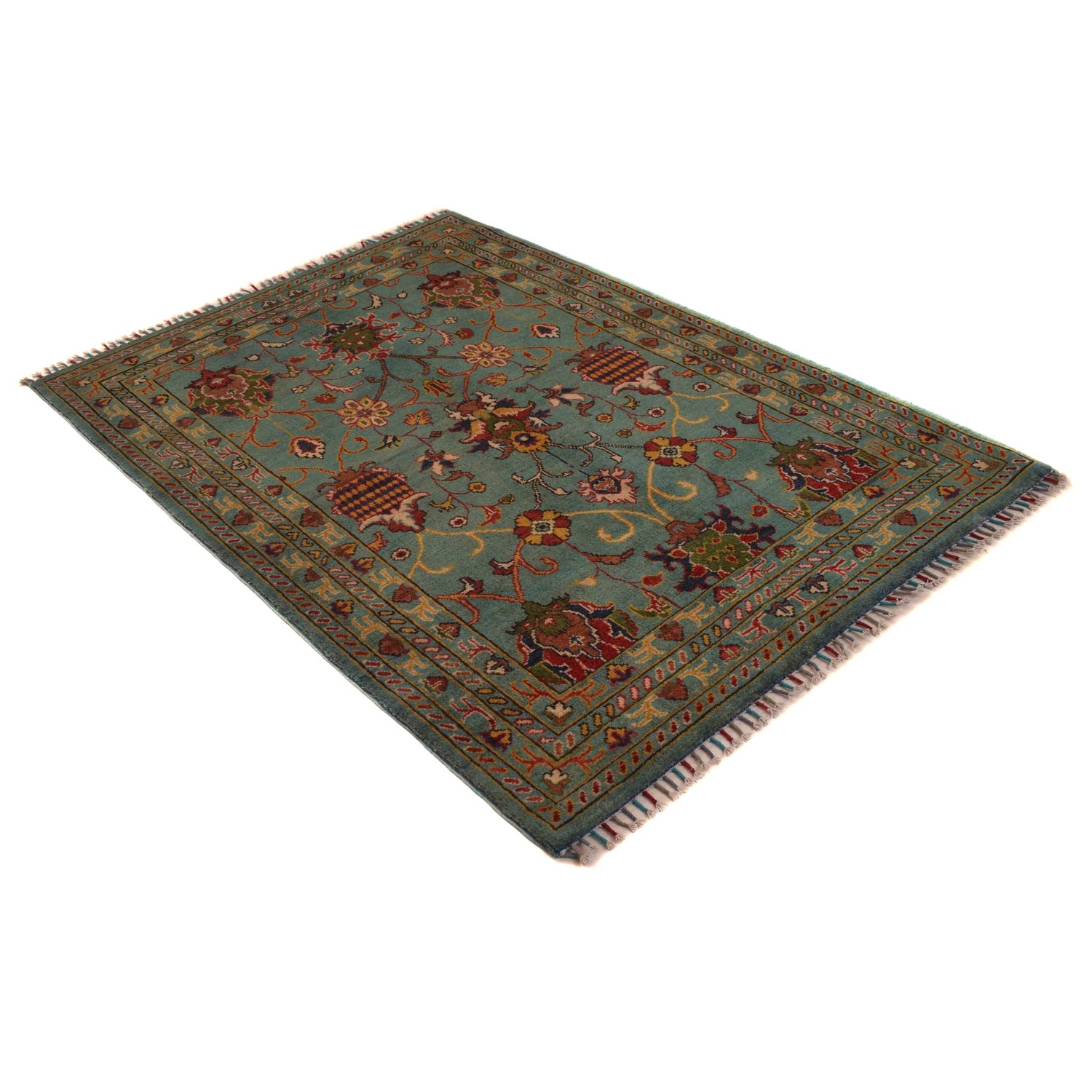 Oriental Sultani Carpet 4' 1" x 5' 10" (ft) - No. B34660