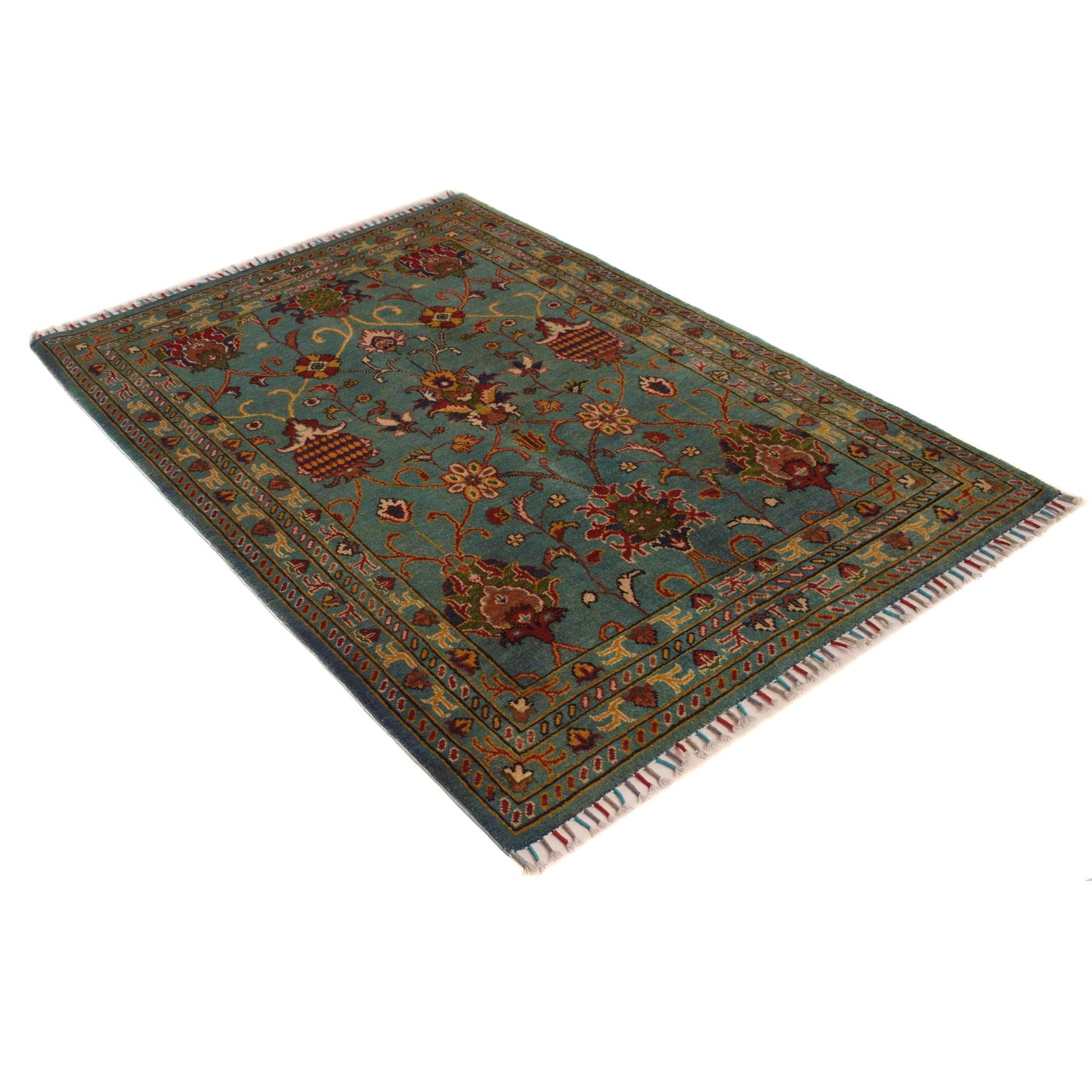 Oriental Sultani Carpet 4' 1" x 5' 10" (ft) - No. B34660