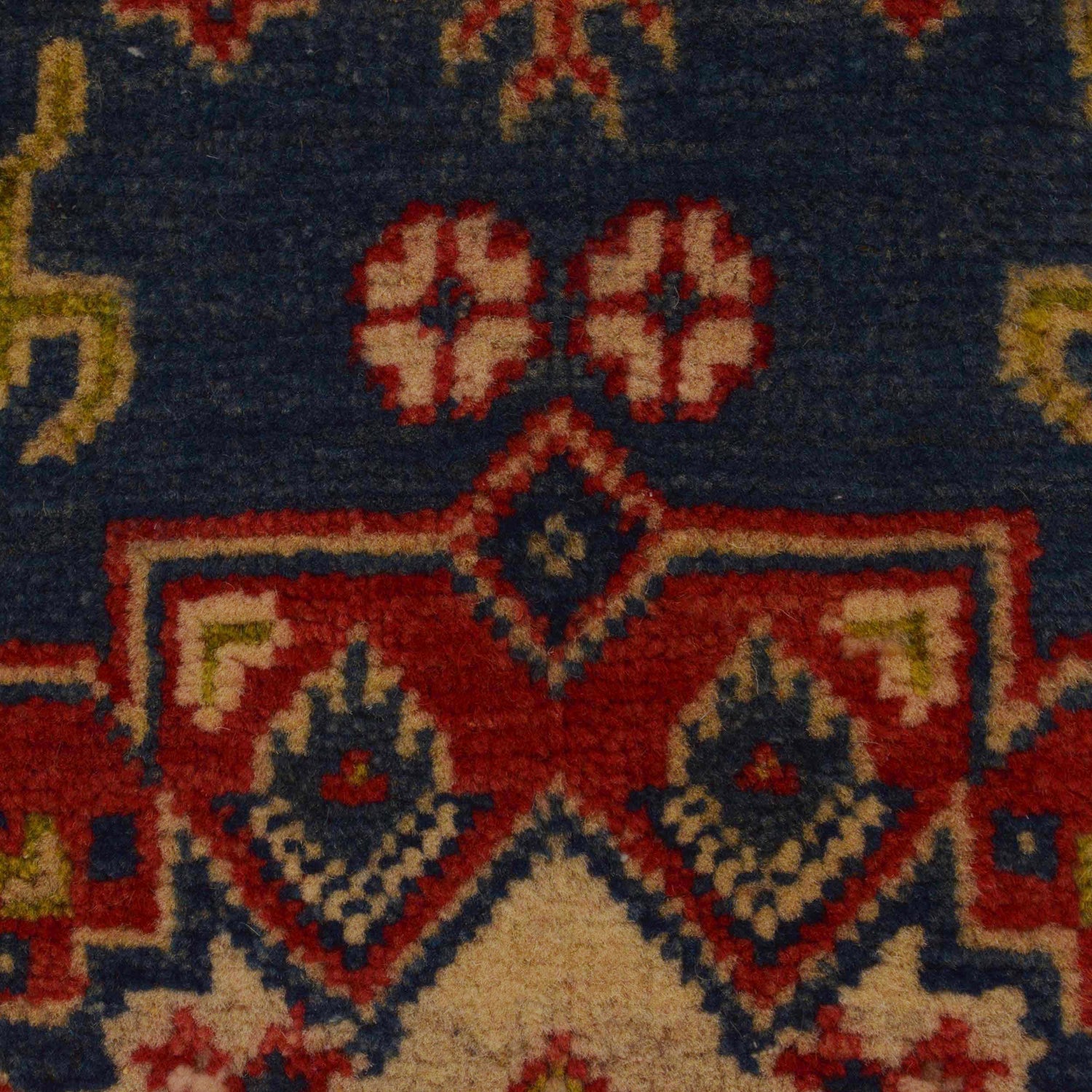 Blue Color Kazak Rug 3' 3" x 5' 1" (ft)- No. B34662