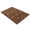 Brown Color Sultani Carpet 3' 2" x 4' 11" (ft) - No. B34663