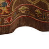 Brown Color Sultani Carpet 3' 2" x 4' 11" (ft) - No. B34663