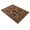 Oriental Mamluk Carpet 3' 4" x 4' 9" (ft) - No. B34664