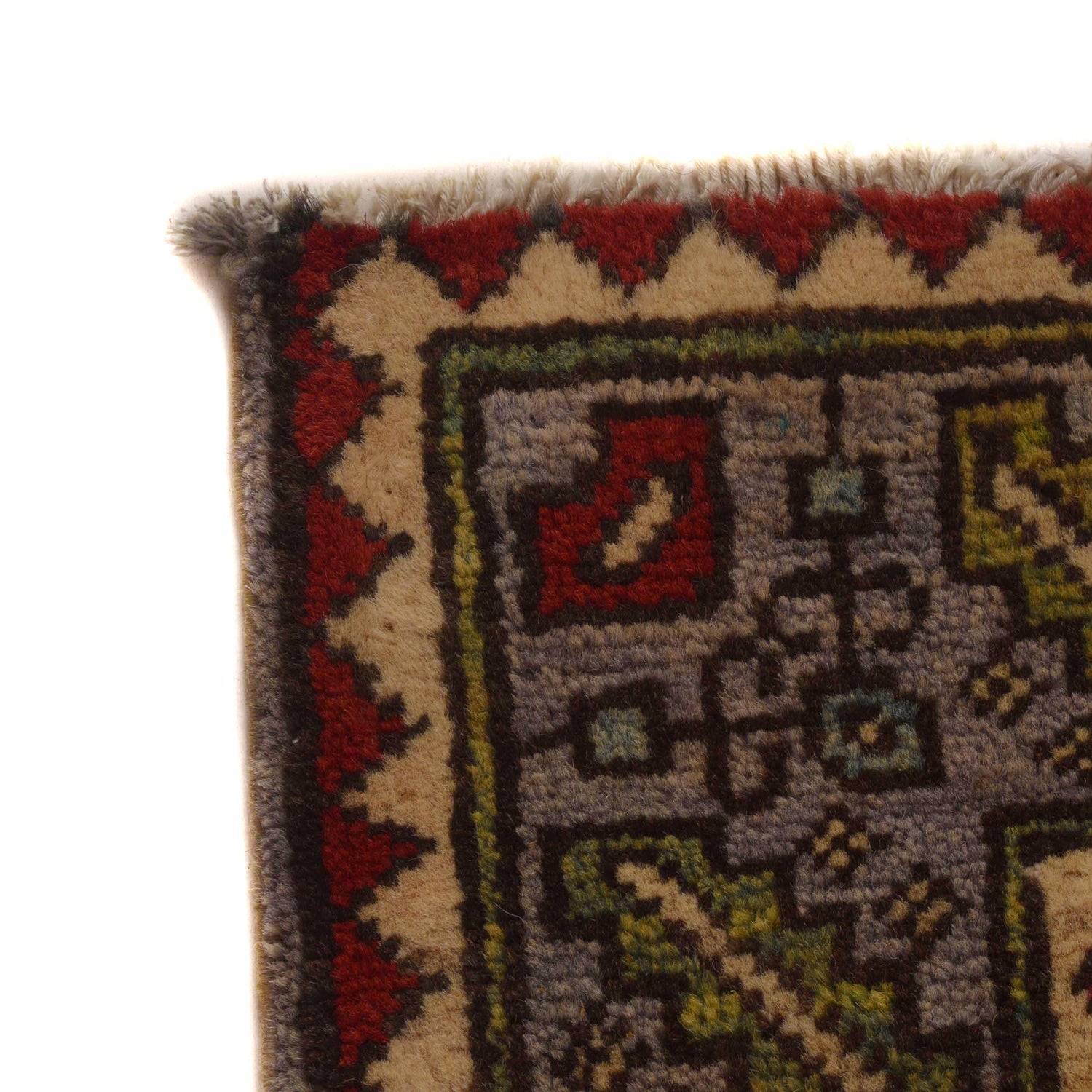 Oriental Mamluk Carpet 3' 4" x 4' 9" (ft) - No. B34664