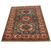 Blue Color Kazak Rug 3' 4" x 4' 9" (ft)- No. B34669