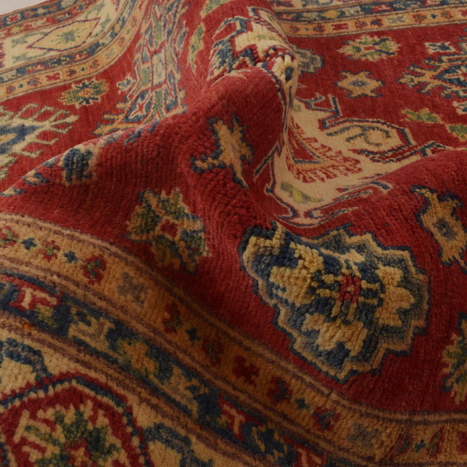Red Color Kazak Rug 3' 10" x 6' 3" (ft) - No. B34672