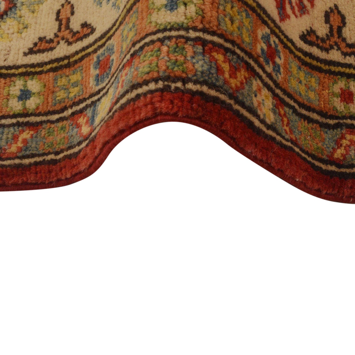 Hand Knotted Kazak Rug 3' 11" x 5' 10" (ft) - No. B34673