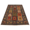 Hand Knotted Bakhtiar Carpet 3' 3" x 4' 11" (ft) - No. B34674