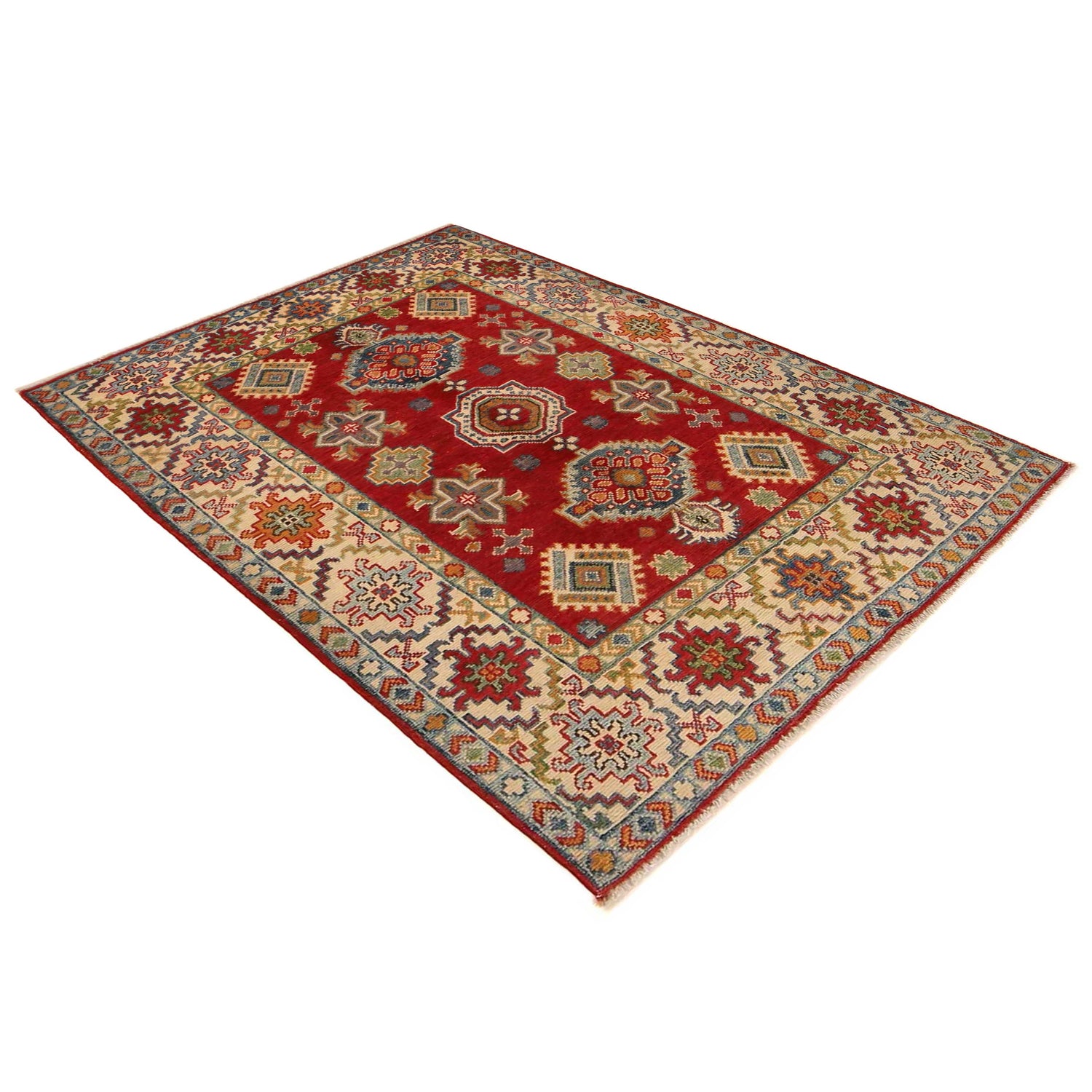 Oriental Kazak Rug 3' 5" x 5' 0" (ft)- No. B34675