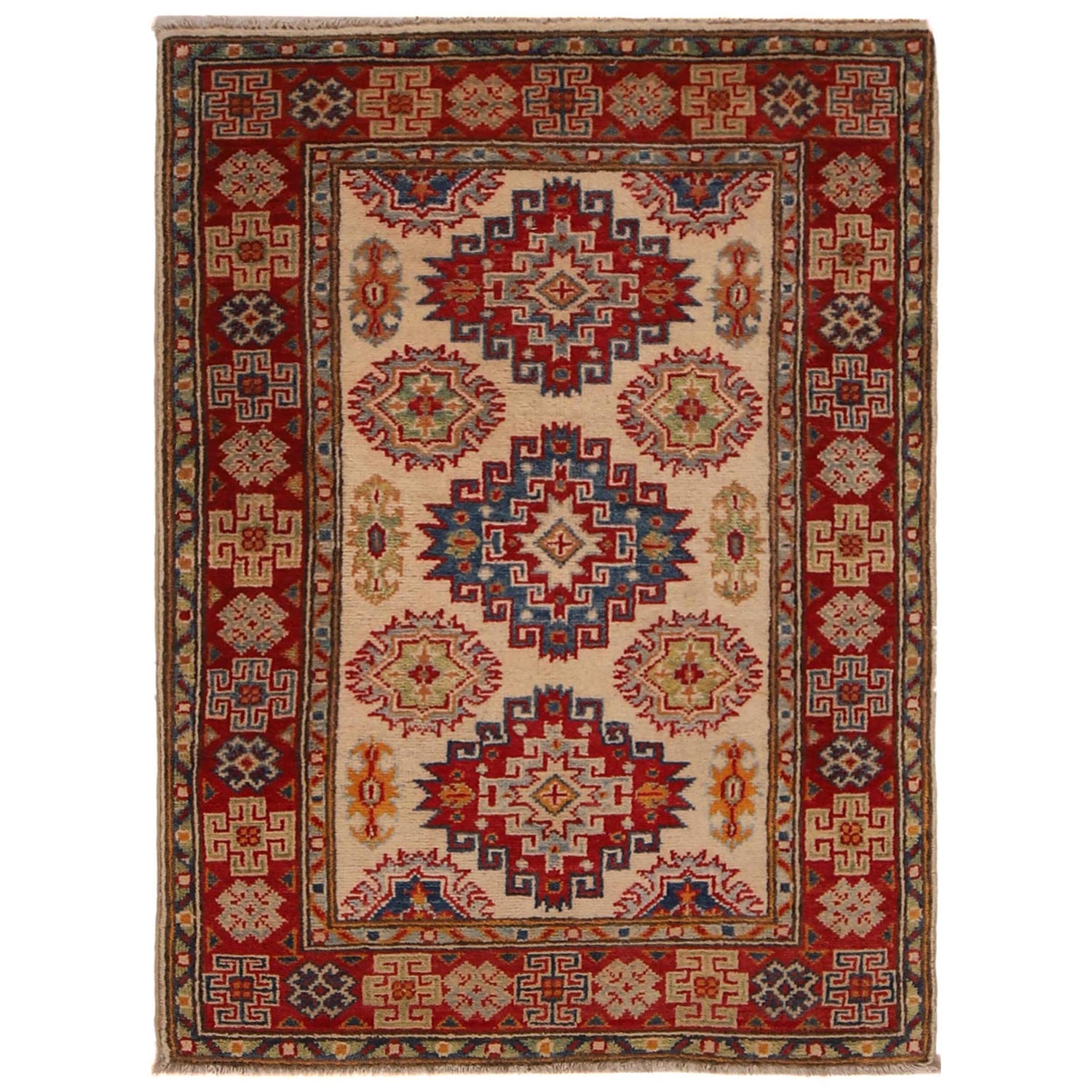 Oriental Kazak Rug 2' 8" x 3' 10" (ft) - No. B34680