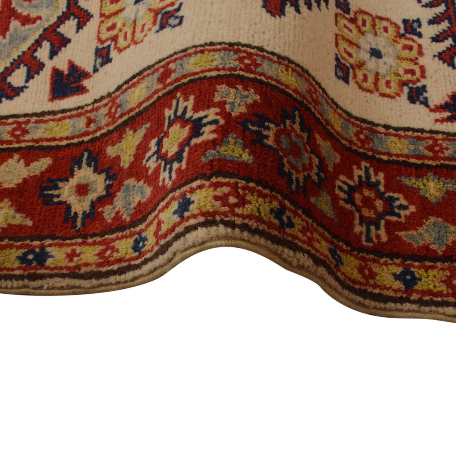 Ivory Color Kazak Rug 2' 9 x 3' 11 (ft) - No. B34681