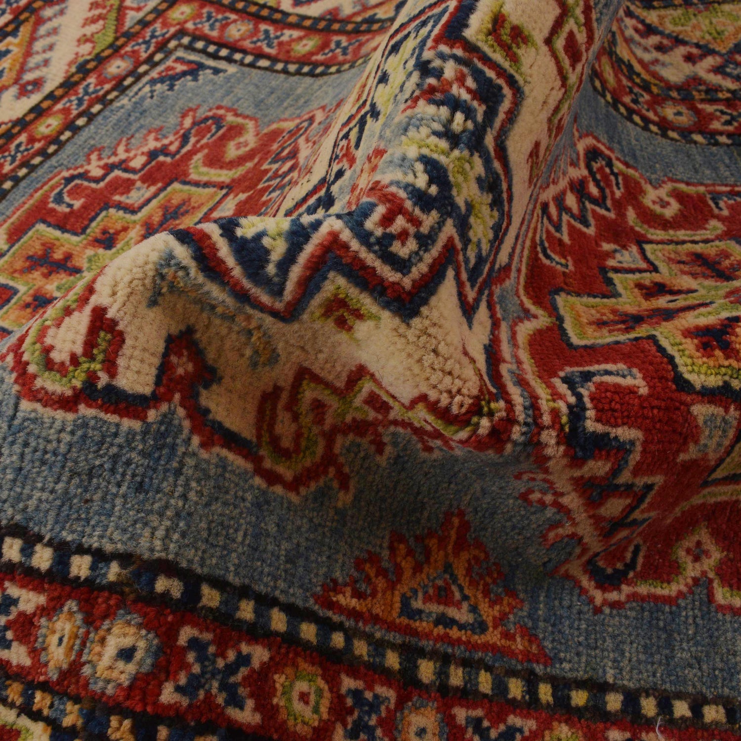 Hand Knotted Kazak Rug 2' 10 x 3' 11 (ft) - No. B34682