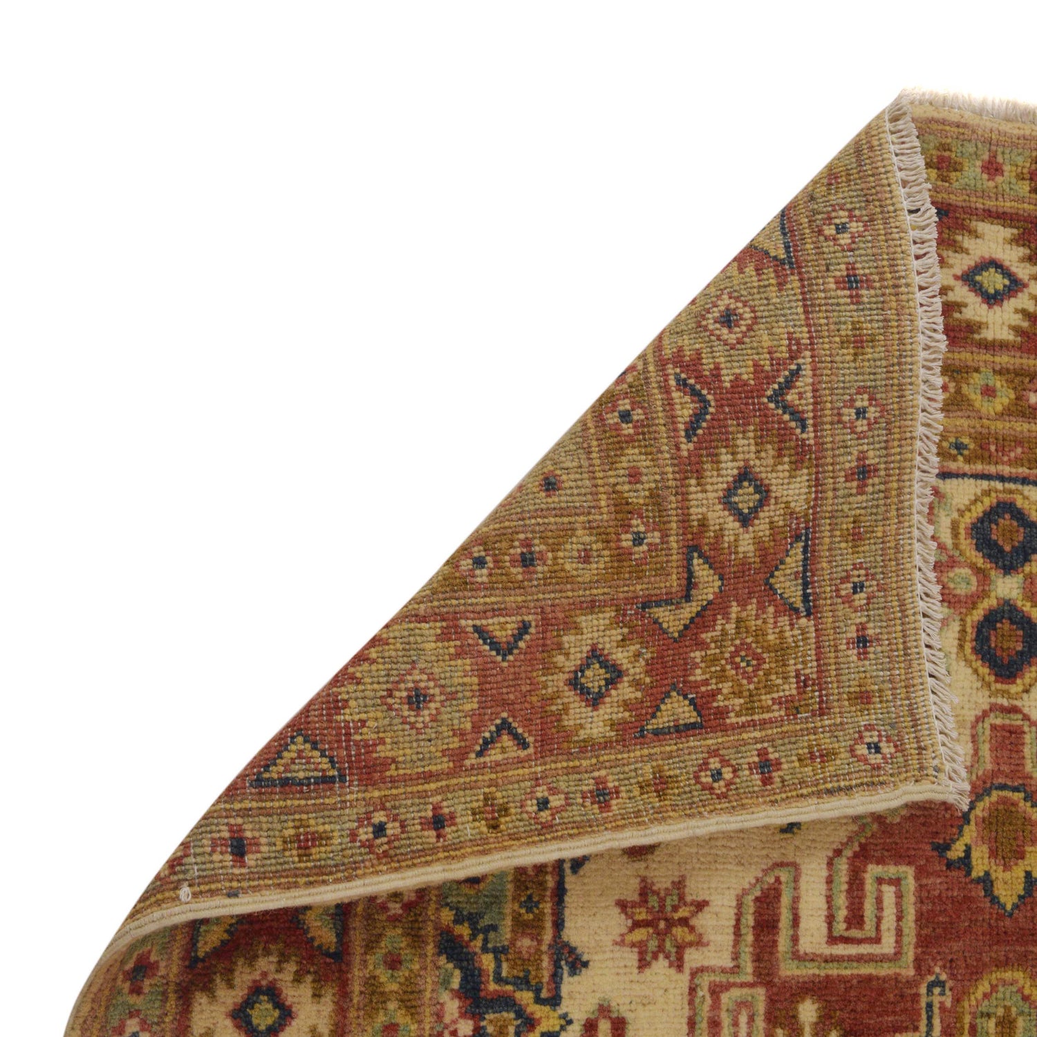 Hand Knotted Persian Design Heriz Rug 3' 5" x 5' 0" (ft) - No. B34683